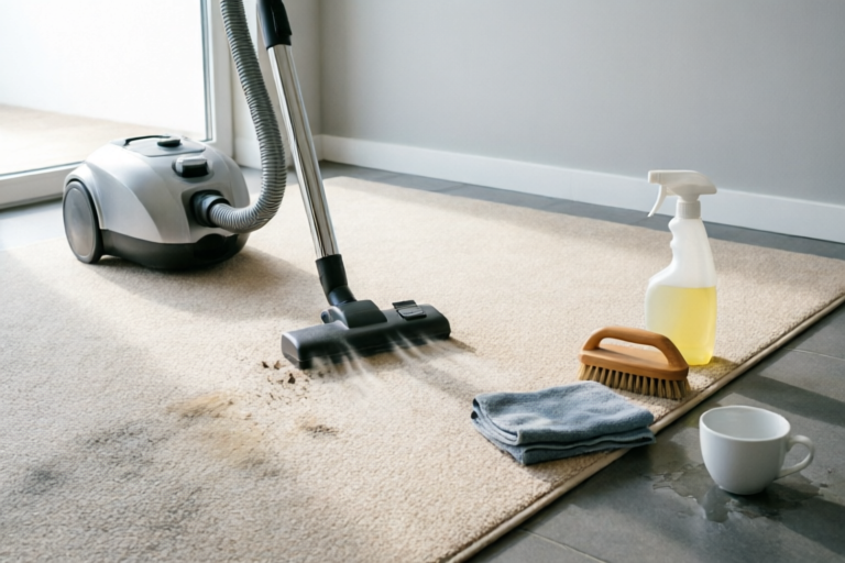 How to Clean a Carpet at Home Easily