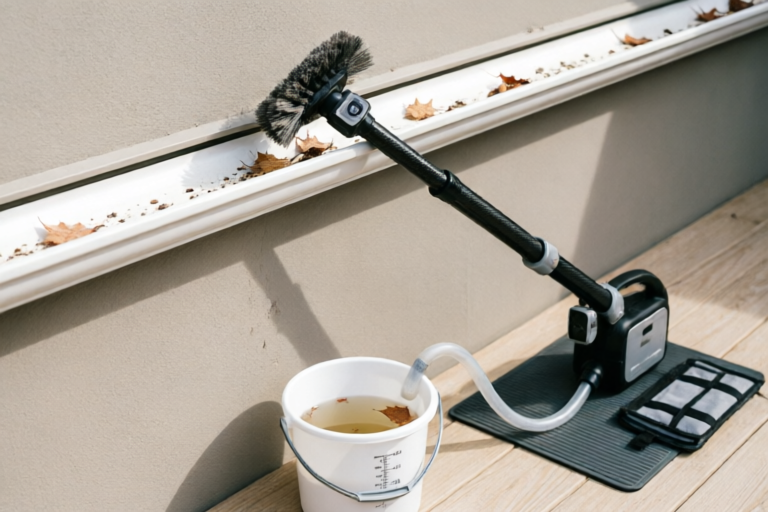 How to Clean Your Gutters Without a Ladder