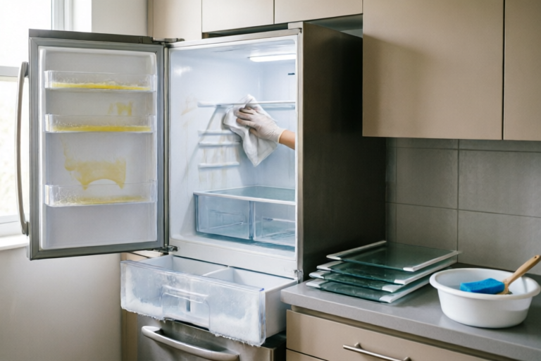 How to Deep Clean Your Refrigerator Inside and Out