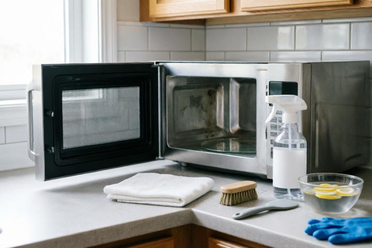 How to deep clean your kitchen appliances quickly and safely